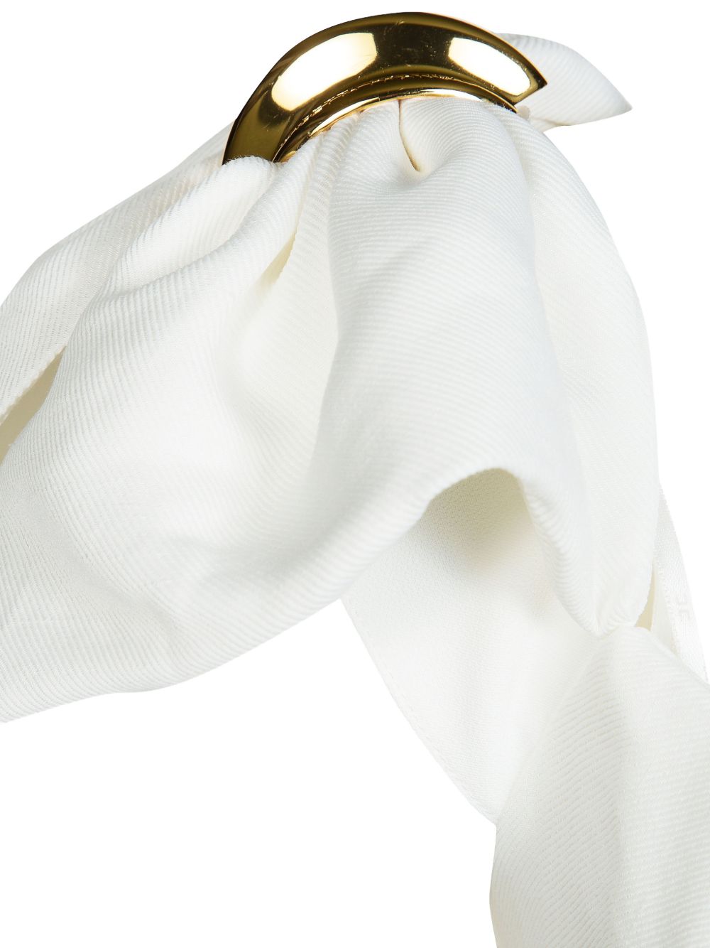 Elisabetta Franchi Mini Dress — Ivory Off‑Shoulder Mini
