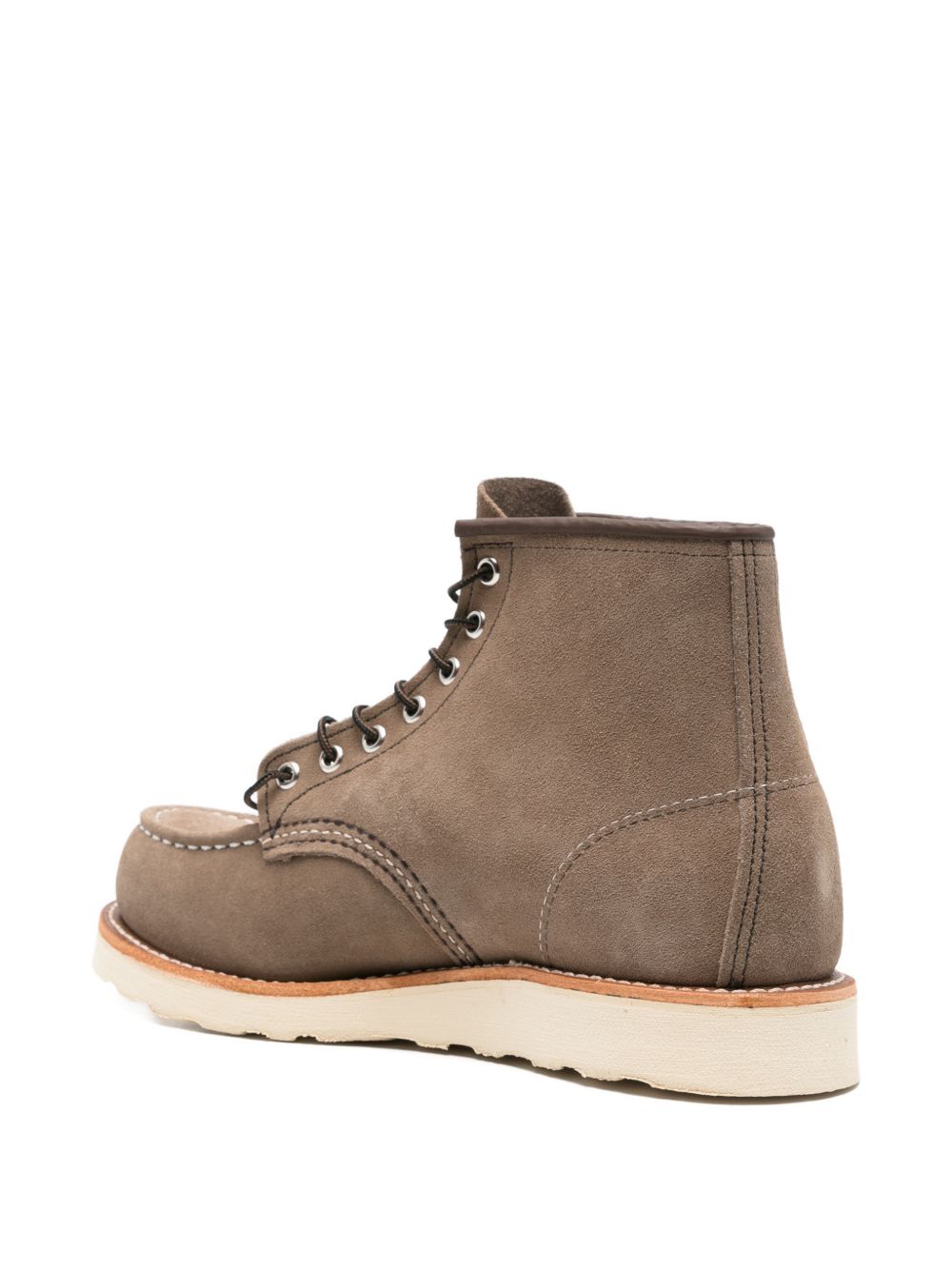 Red Wing Classic Moc Boots — Men's Grey Leather