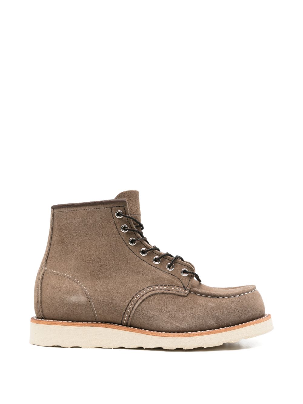 Red Wing Classic Moc Boots — Men's Grey Leather