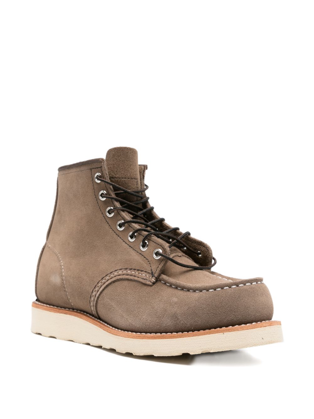 Red Wing Classic Moc Boots — Men's Grey Leather