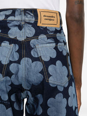 Alessandro Enriquez Printed Denim Jeans — New In