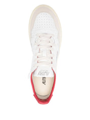Autry Sneakers Red — Luxury Leather Sneakers for Men