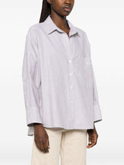 White Sand Striped cotton shirt