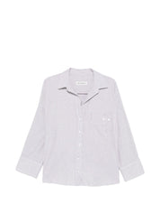 White Sand Striped cotton shirt
