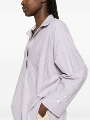 White Sand Striped cotton shirt