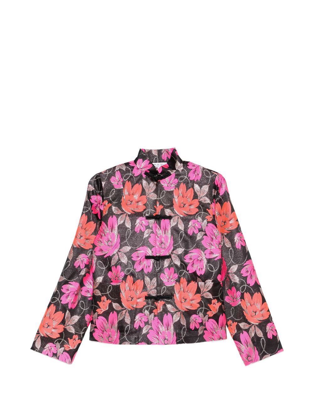 Comme Comme Printed Jacket – Women's Black Floral