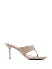 Paris Texas Lidia Sandals — Tortora Stiletto Thong