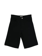 Auralee Black Silk Shorts — Men's Luxury Loungewear