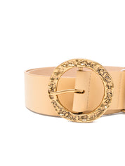 Zimmermann Solena Belt — Beige Gold-Tone | Aumifour