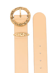Zimmermann Solena Belt — Beige Gold-Tone | Aumifour