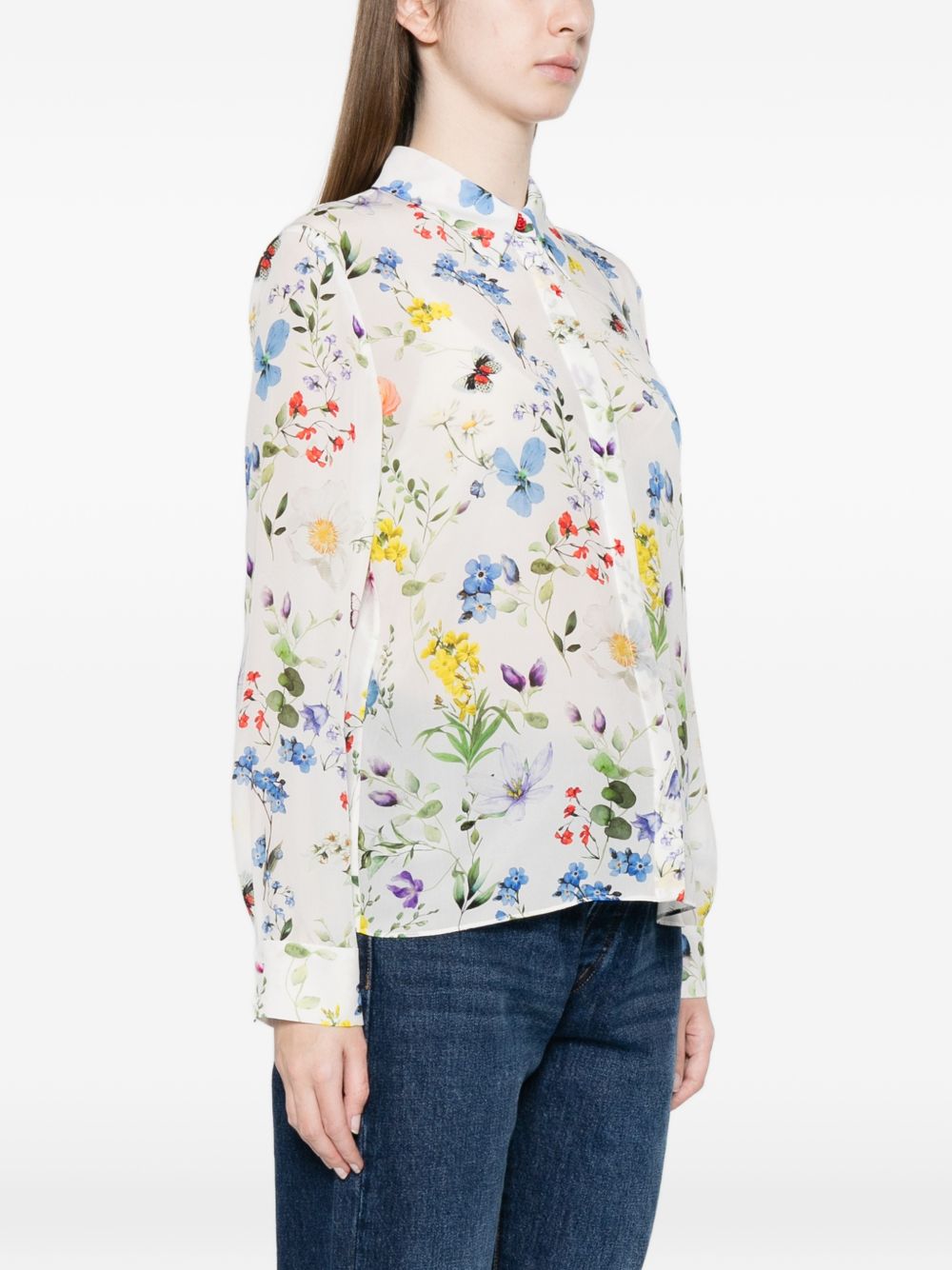 Alice + Olivia Shirts — Willa Printed Blouse, New In