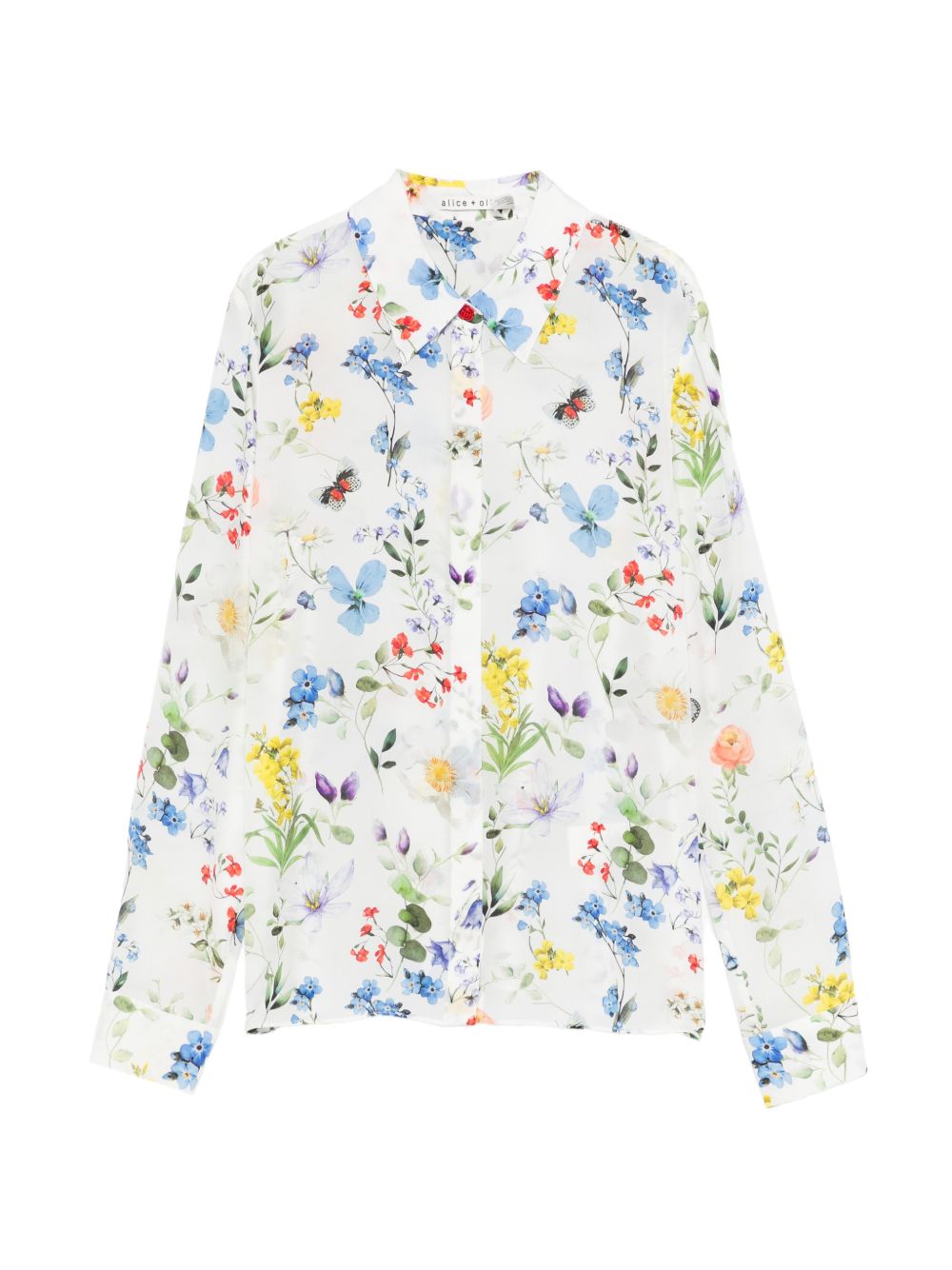 Alice + Olivia Shirts — Willa Printed Blouse, New In