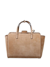 HIDESINS Flap Medium Leather Tote - Cammello Shopper