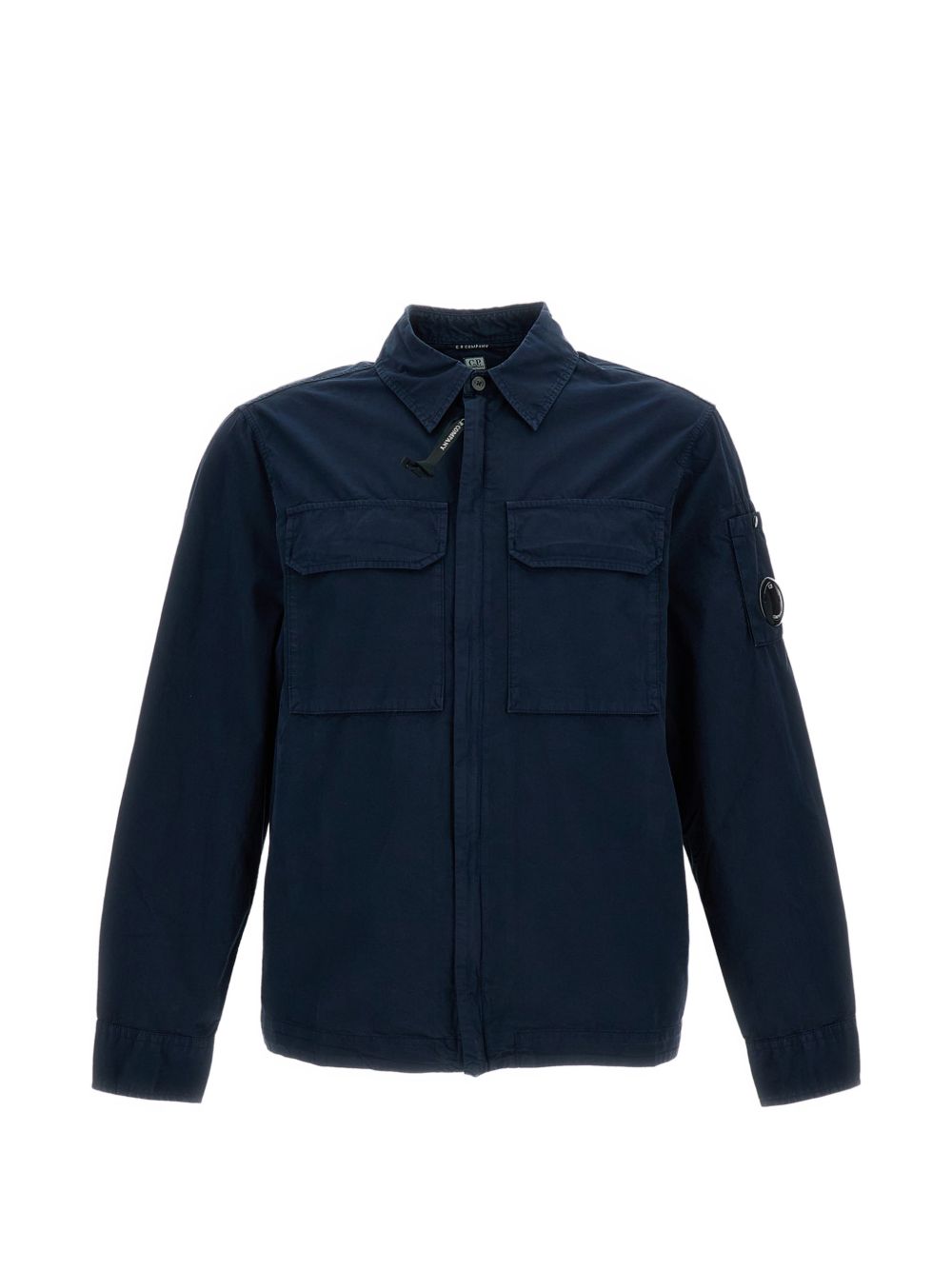 C.P. Company Organic Cotton Overshirt Jacket — Blue