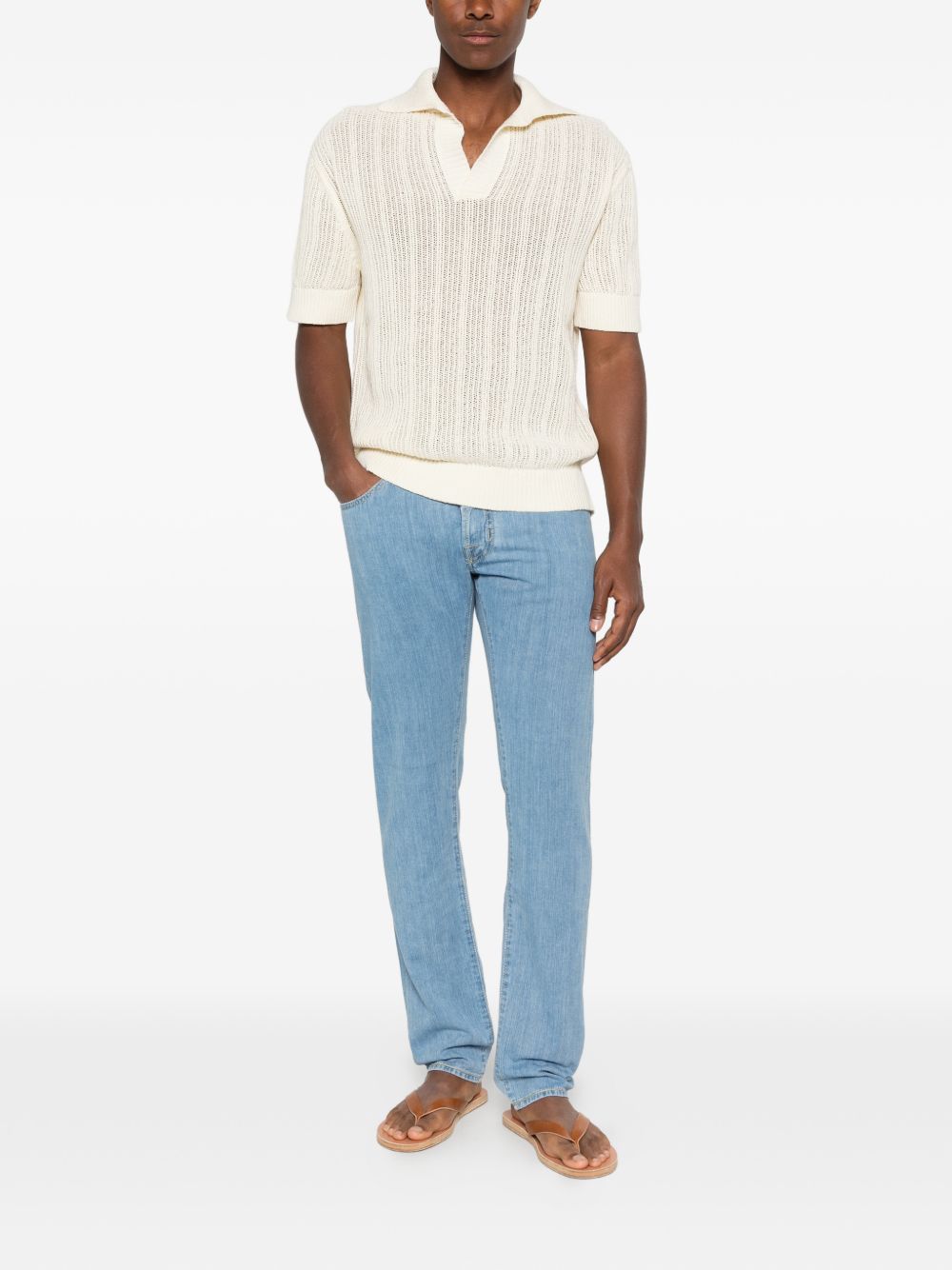 Jacob Cohen Slim Fit Jeans for Men — Azzurro Denim