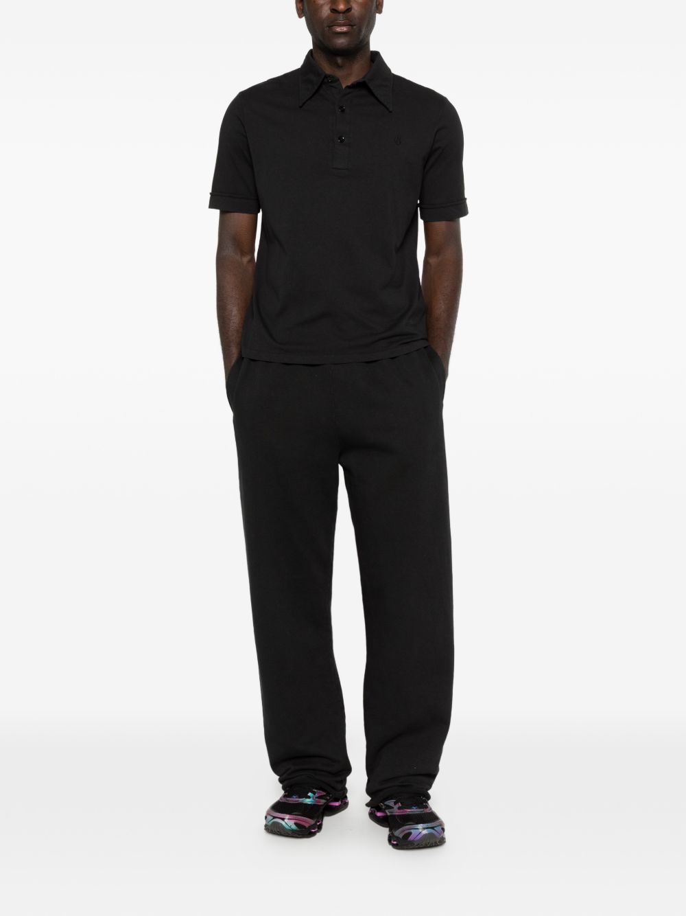 MM6 Maison Margiela Logo Cotton Polo Shirt for Men