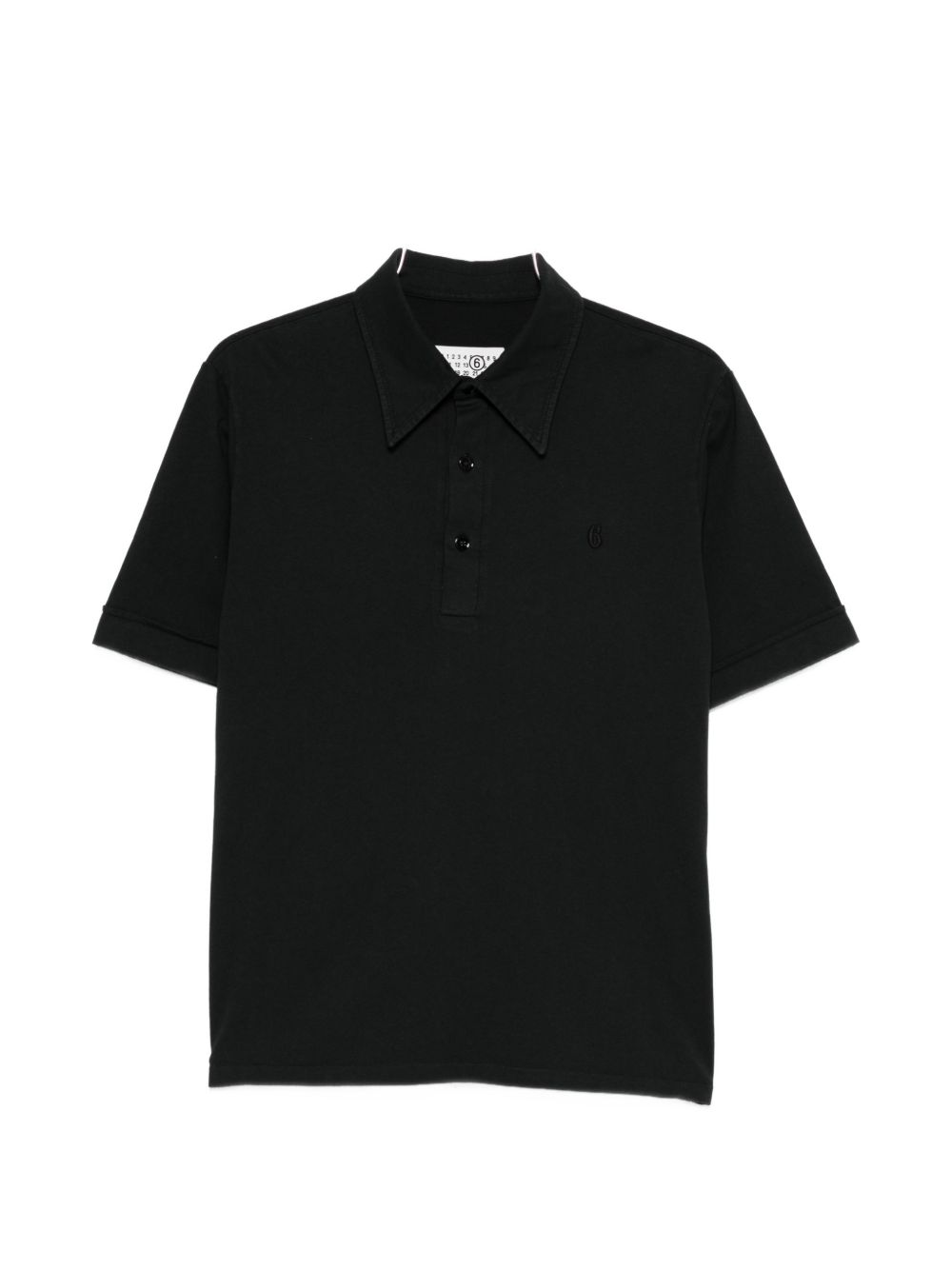 MM6 Maison Margiela Logo Cotton Polo Shirt for Men