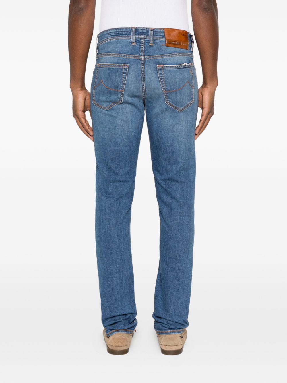 Jacob Cohen Slim Fit Denim Jeans for Men — Blue, Slim