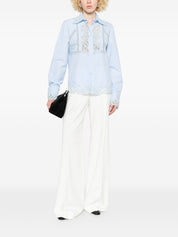 Ermanno Scervino Embroidered Cotton Shirt – New In