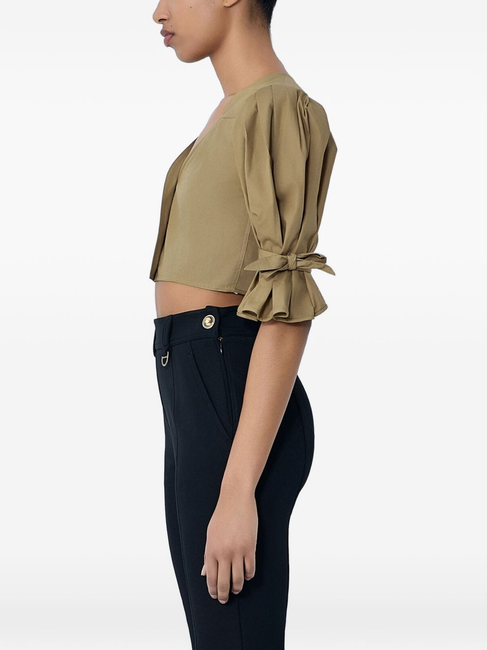 Chloé Cropped Cotton Top — New In SS26