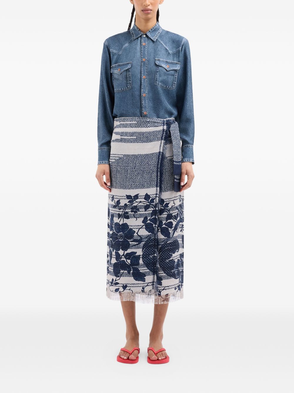 Pierre Louis Mascia Skirts — Printed Silk Skirts (New)