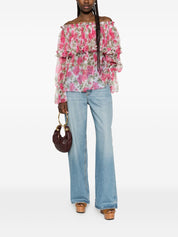 Chloé Silk Printed Top for Women — New In 2026