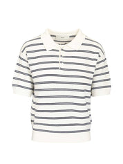 Dunst T-Shirts & Polos — Striped Cotton Polo Topwear