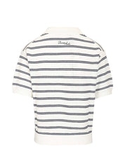 Dunst T-Shirts & Polos — Striped Cotton Polo Topwear