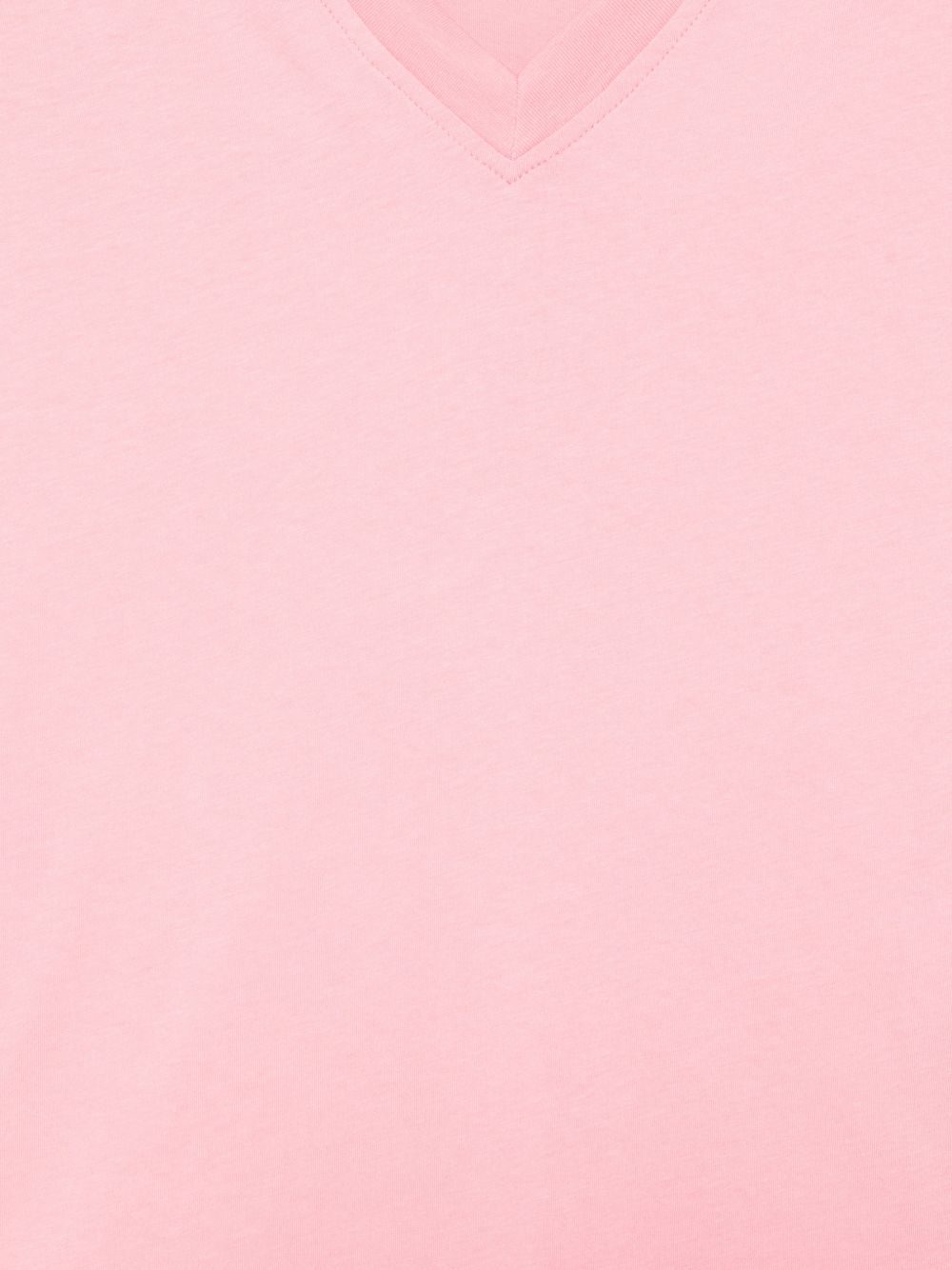 Closed Pink V‑Neck Organic Cotton T‑Shirt for Women