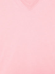 Closed Pink V‑Neck Organic Cotton T‑Shirt for Women