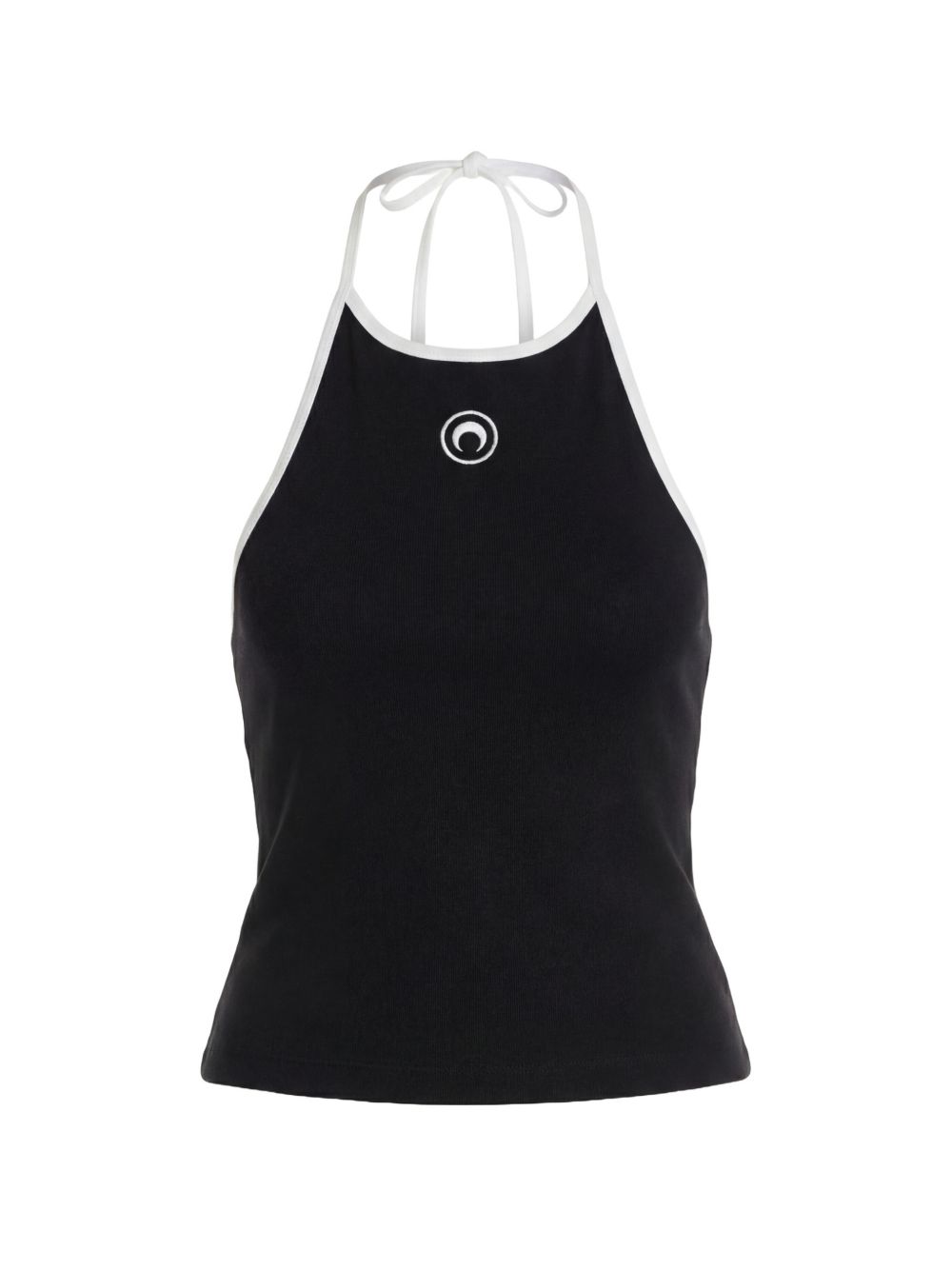 Marine Serre Black Moon Cotton Tank Top — New In
