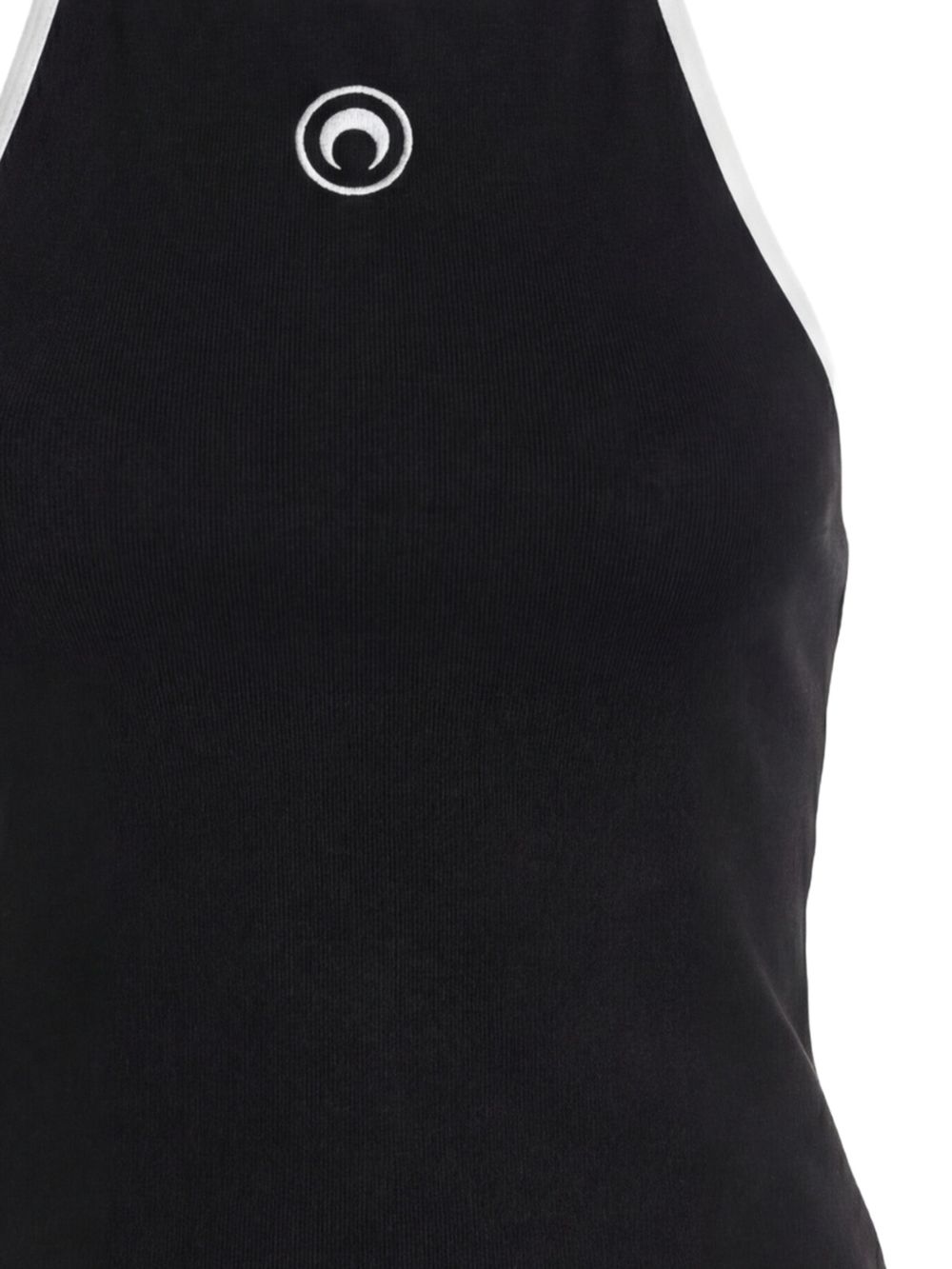 Marine Serre Black Moon Cotton Tank Top — New In