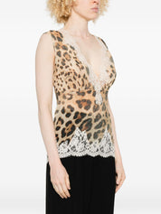 Ermanno Firenze Lace-Detail Tank Top for Women