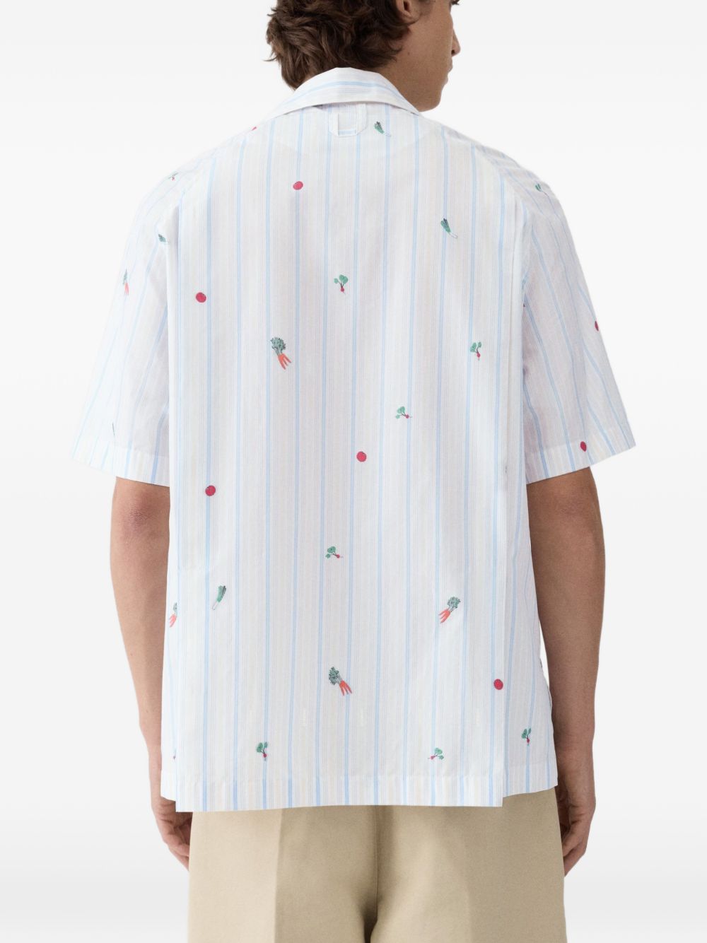 JACQUEMUS La Chemise Romarin Shirt — White Cotton