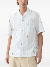 JACQUEMUS La Chemise Romarin Shirt — White Cotton