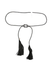 Forte Forte Crystals and tassels belt
