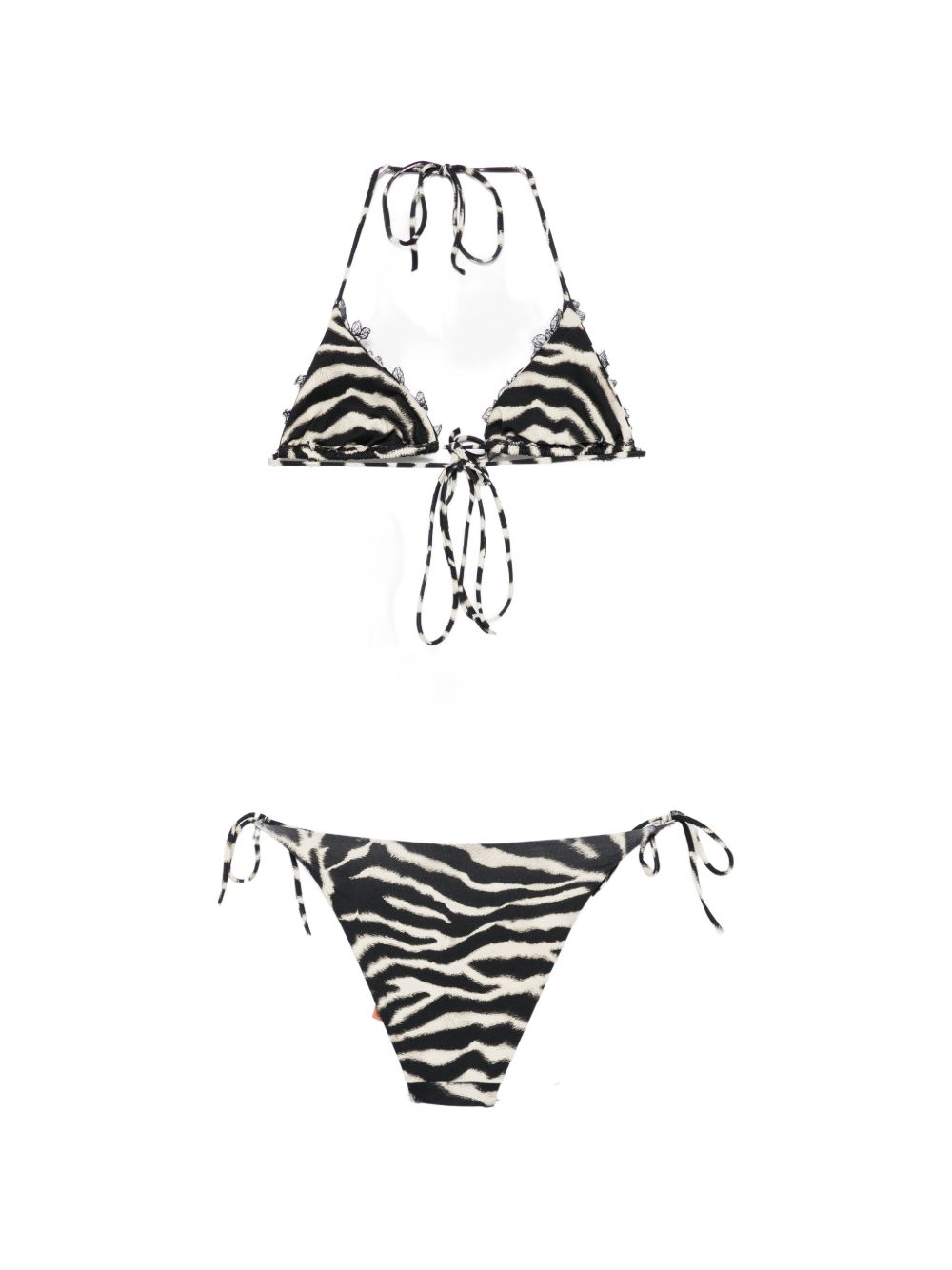 Ermanno Scervino Printed Triangle Bikini Set — Zebrato