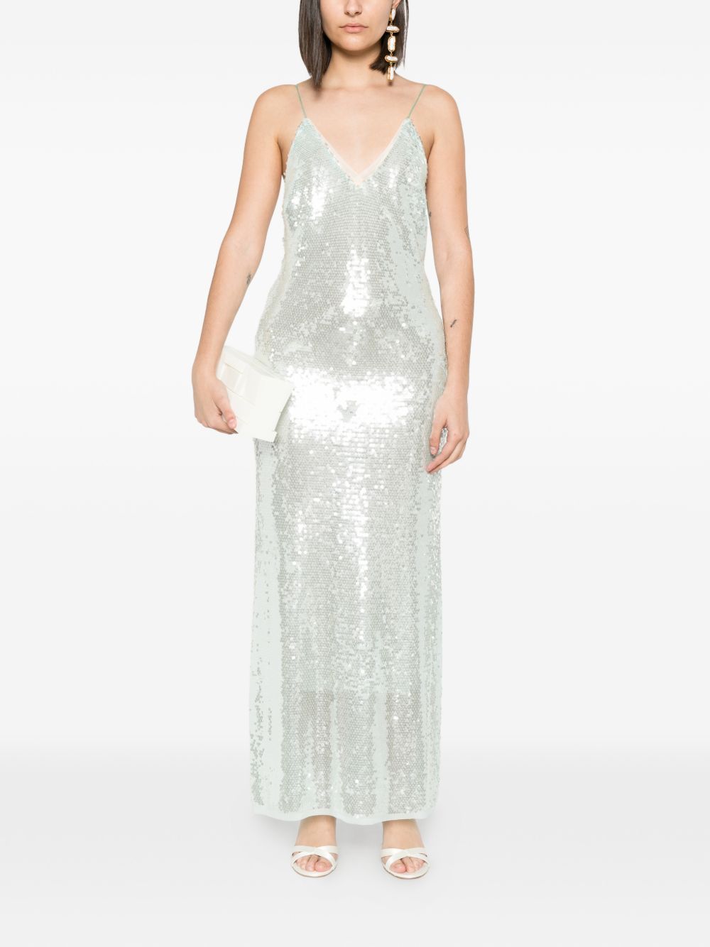 Forte Forte Sequined Slip Dress