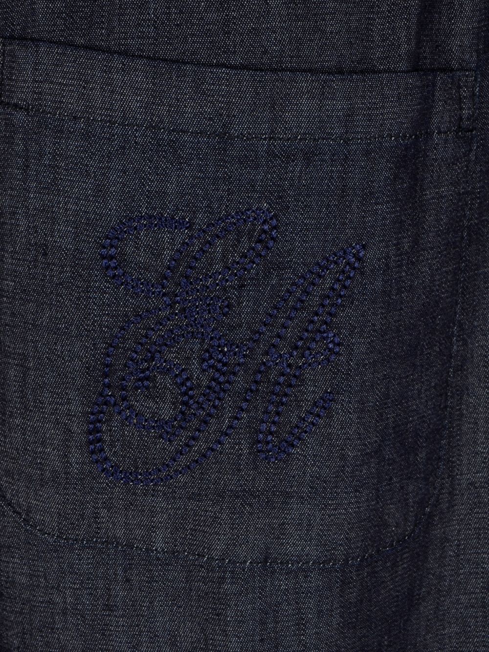 Emporio Armani Trousers for Women — Blue Denim, €195