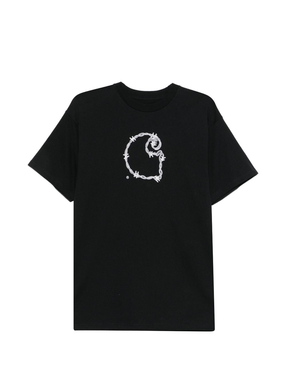 Carhartt Wip Main Logo Cotton T‑Shirt — Black Topwear