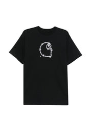 Carhartt Wip Main Logo Cotton T‑Shirt — Black Topwear