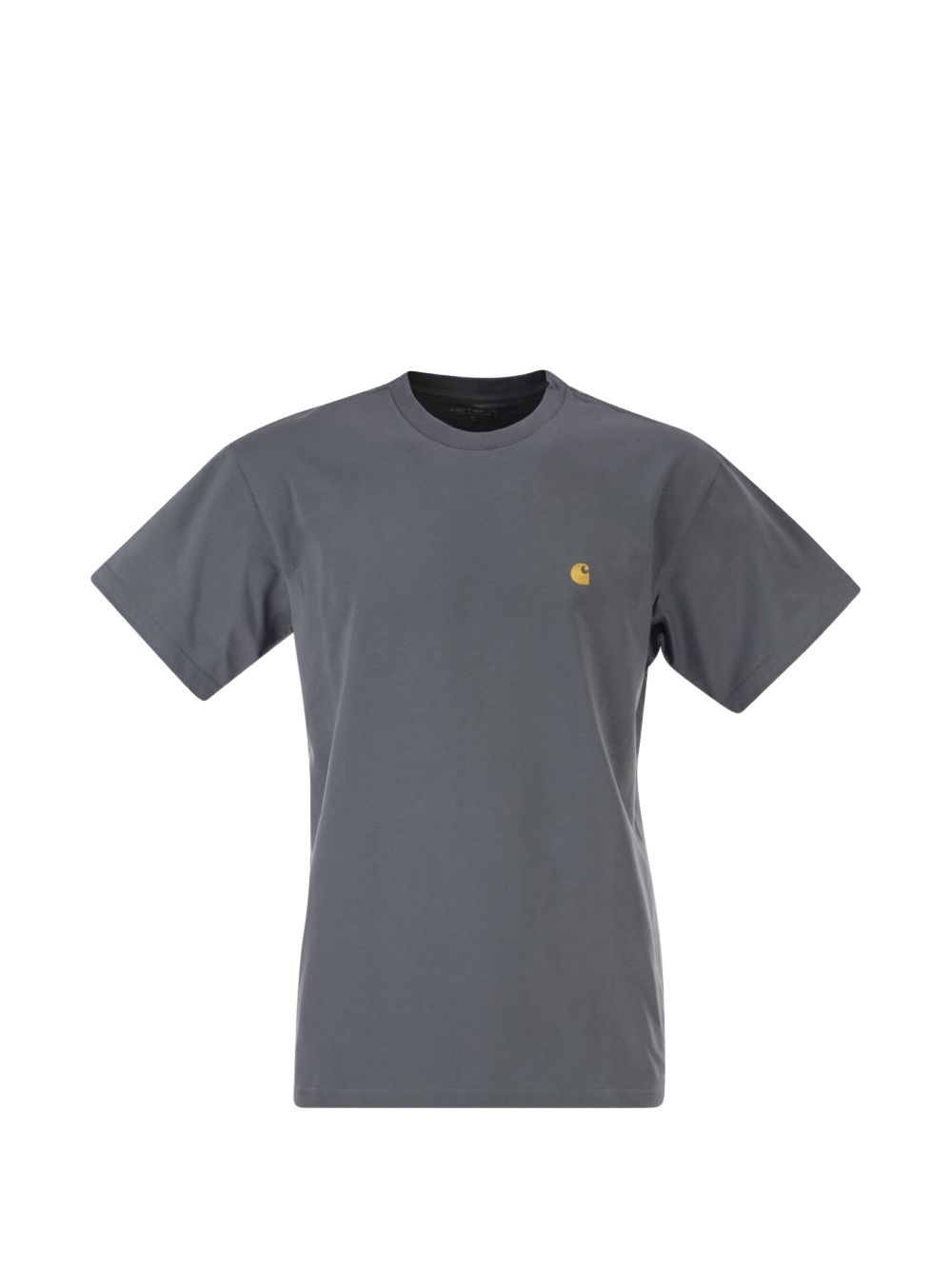 Carhartt Wip Main Cotton Logo Polo Shirt — Blue