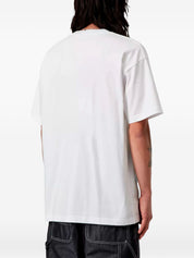 Carhartt Wip Main Logo Cotton T‑Shirt — White Topwear