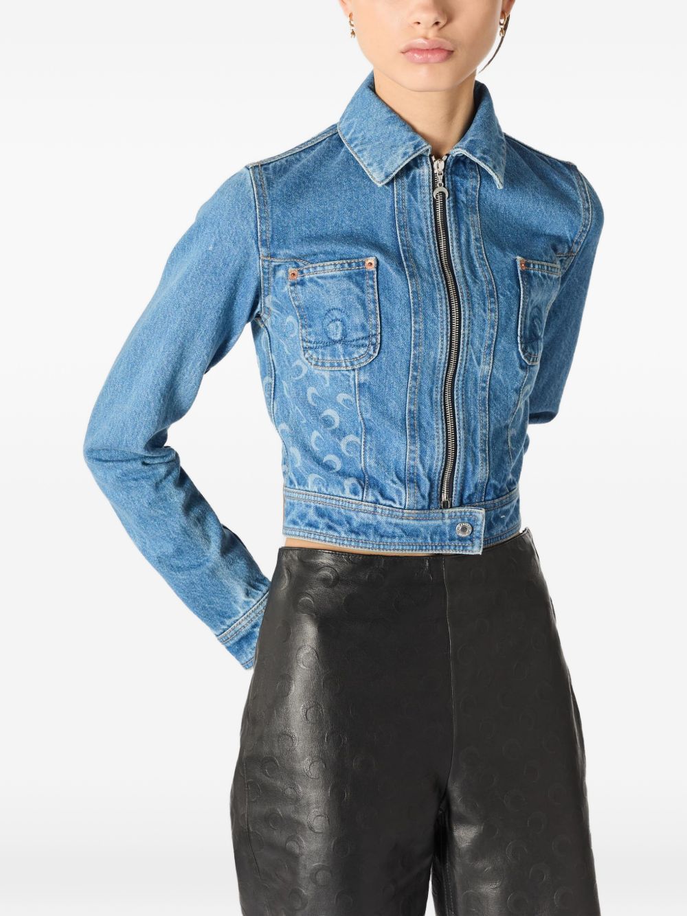 Marine Serre Denim Jackets — New Coats 2026