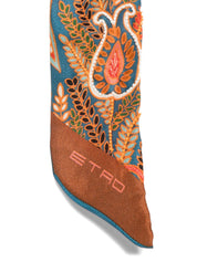Etro Paisley print silk foulard