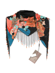 Etro Printed Silk Foulard — Luxury Silk Scarf for Women