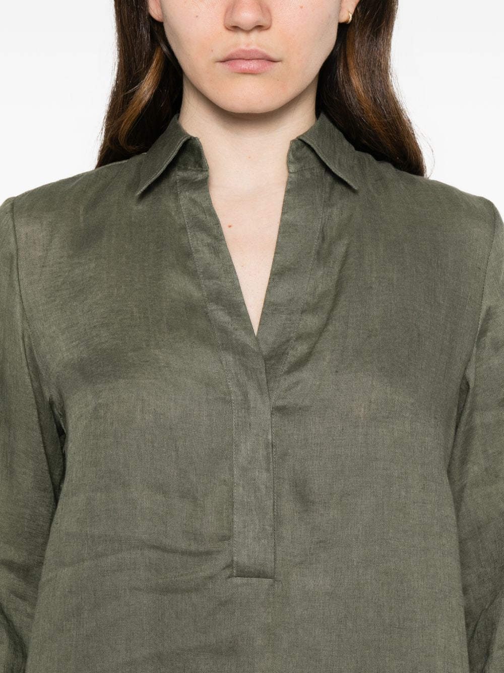 Archivio '67 Linen chemisier dress