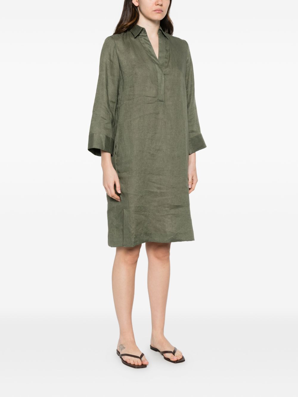 Archivio '67 Linen chemisier dress