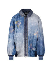 Pierre Louis Mascia Jackets — Printed Silk Bomber (New)