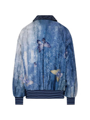 Pierre Louis Mascia Jackets — Printed Silk Bomber (New)